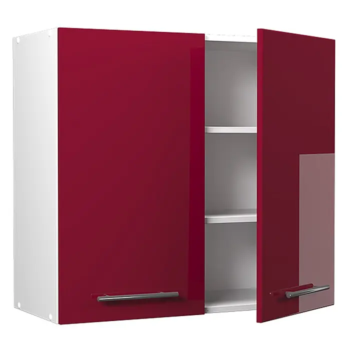 Hängeschrank Fame-Line 80 cm Bordeaux Hochglanz Art.-Nr. 62798 - 