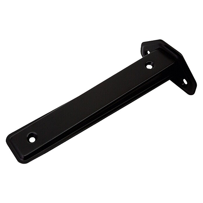 Stabilit Soporte de estanterías (190 x 38 mm, Carga soportada: 65 kg, Negro)
