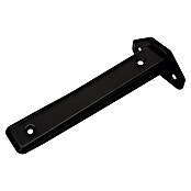 Stabilit Soporte de estanterías (190 x 38 mm, Carga soportada: 65 kg, Negro)