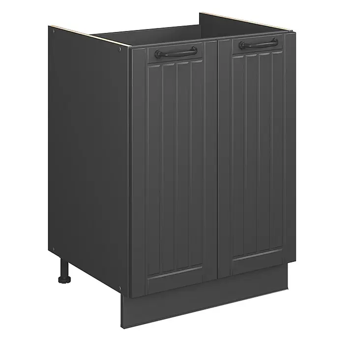 Spülenunterschrank Fame-Line 60 cm Dunkelgrau Art.-Nr. 65265 - 