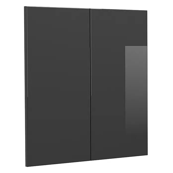 Küchenfront R-Line 59.2 cm Anthrazit Hochglanz Art.-Nr. 29213 - 