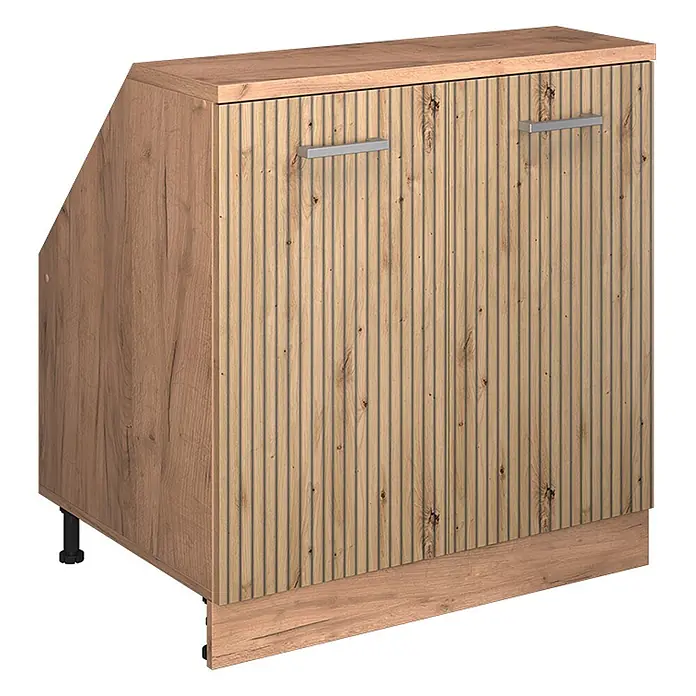 Küchenschrank für Dachschrägen R-Line 80 cm Artisan-Eiche Art.-Nr. 60506 - 