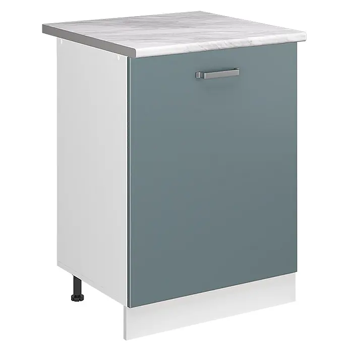 Küchenunterschrank R-Line 60 cm Blau-Grau Art.-Nr. 72133 - 
