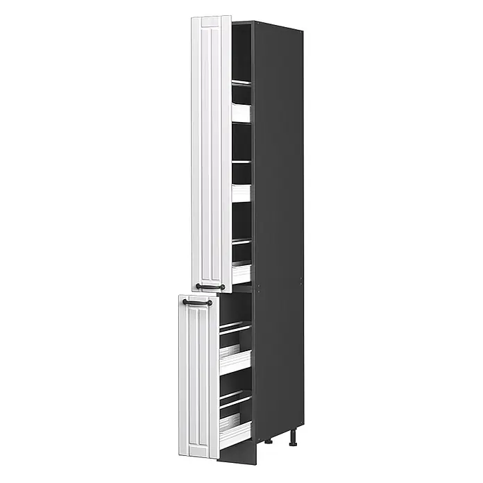 Apothekerschrank Fame-Line 20 cm Weiß Landhaus Art.-Nr. 61657 - 