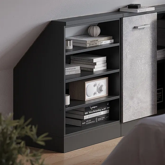 Küchenschrank für Dachschrägen R-Line 40 cm Anthrazit Art.-Nr. 60685 - 