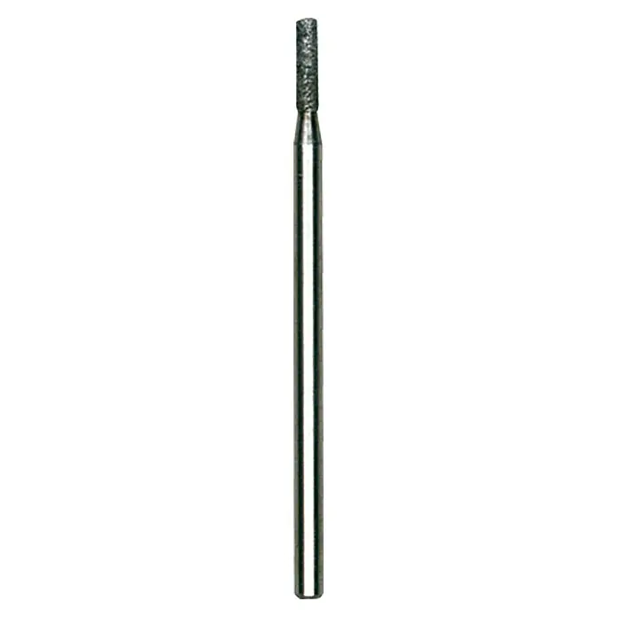 Proxxon Diamant-Schleifstifte No 28240 - Kopfform: Zylinderkopf, Durchmesser Kopf: 1,8 mm - Abbildung eines zylindrischen Schleifstifts mit Diamantkopf für den Einsatz in Elektrowerkzeugen.