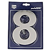 Portaferm Kućni broj 8 (Visina: 15 cm, Plemeniti čelik, Motiv: 8)