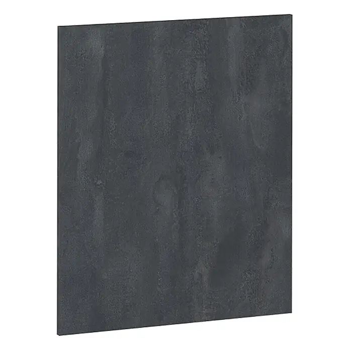 Küchenfront R-Line 59.6 cm Schwarz Beton Art.-Nr. 42840 -  - Dunkelgraue, strukturierte Platte mit Betonoptik.