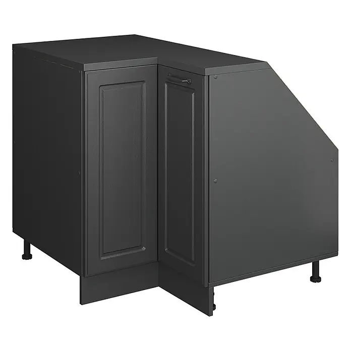 Vicco Eck-Küchenschrank für Dachschrägen R-Line Anthrazit Landhaus 75.6 cm - 