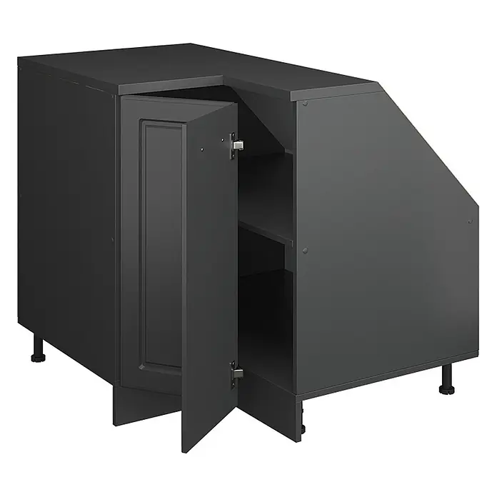 Vicco Eck-Küchenschrank für Dachschrägen R-Line Anthrazit Landhaus 75.6 cm - 