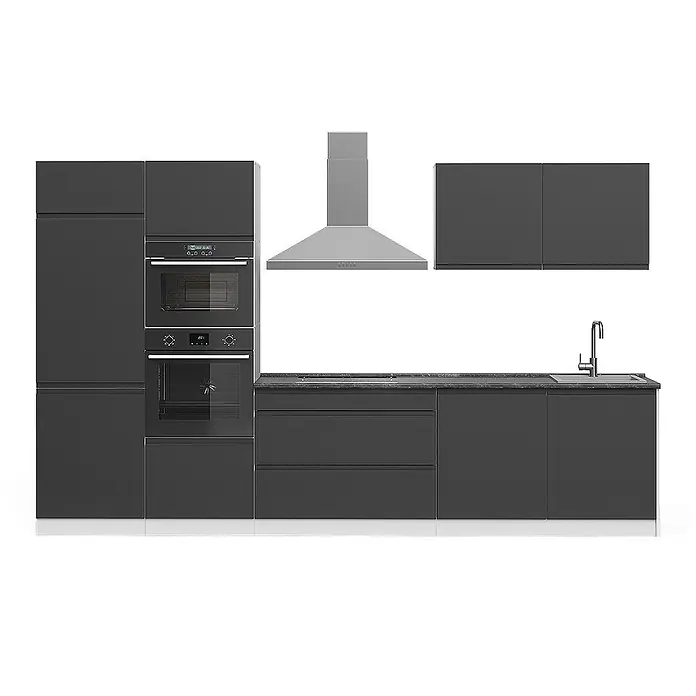Küchenzeile R-Line 340 cm Anthrazit Art.-Nr. 70600 - 