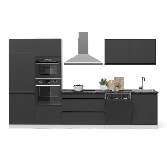 Küchenzeile R-Line 340 cm Anthrazit Art.-Nr. 70600 - 