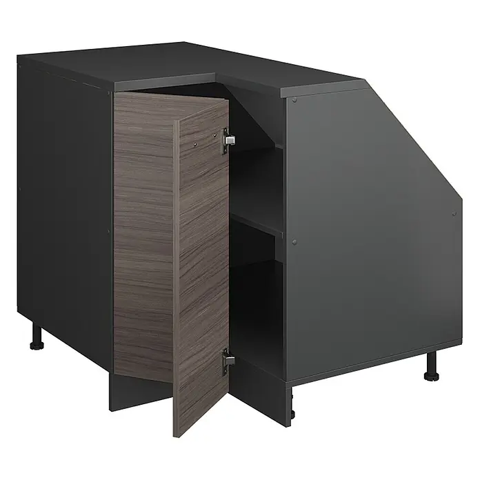 Küchenschrank für Dachschrägen R-Line 75.6 cm Edelgrau Art.-Nr. 59970 - 
