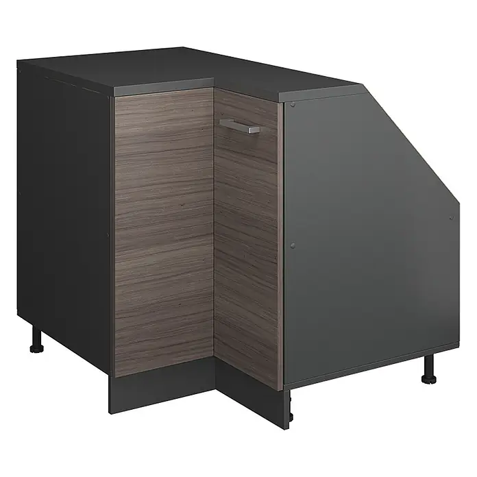 Küchenschrank für Dachschrägen R-Line 75.6 cm Edelgrau Art.-Nr. 59970 - 