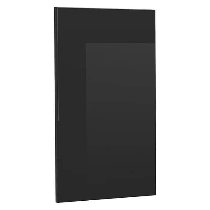 Küchenfront R-Line 36.4 cm Schwarz Hochglanz Art.-Nr. 40909 - 