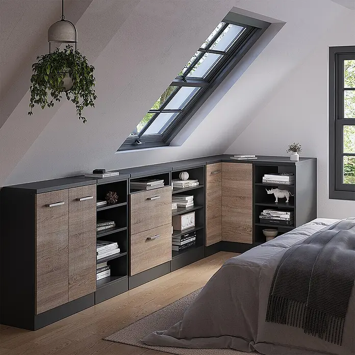 Küchenschrank für Dachschrägen R-Line 75.6 cm Sonoma Art.-Nr. 60048 - 