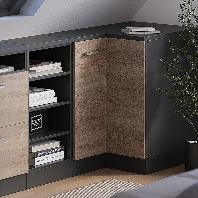 Küchenschrank für Dachschrägen R-Line 75.6 cm Sonoma Art.-Nr. 60048 - 