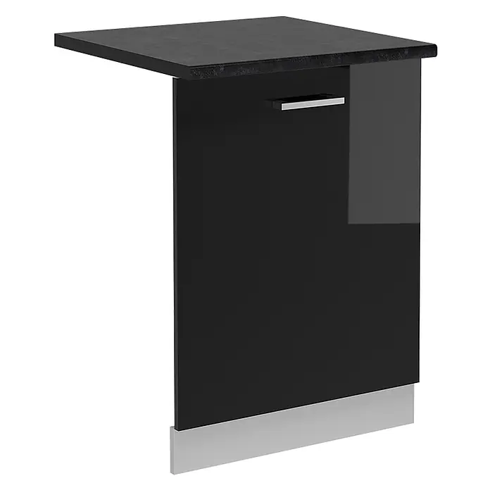 Geschirrspülblende R-Line 60 cm Schwarz Hochglanz Art.-Nr. 54958 - 