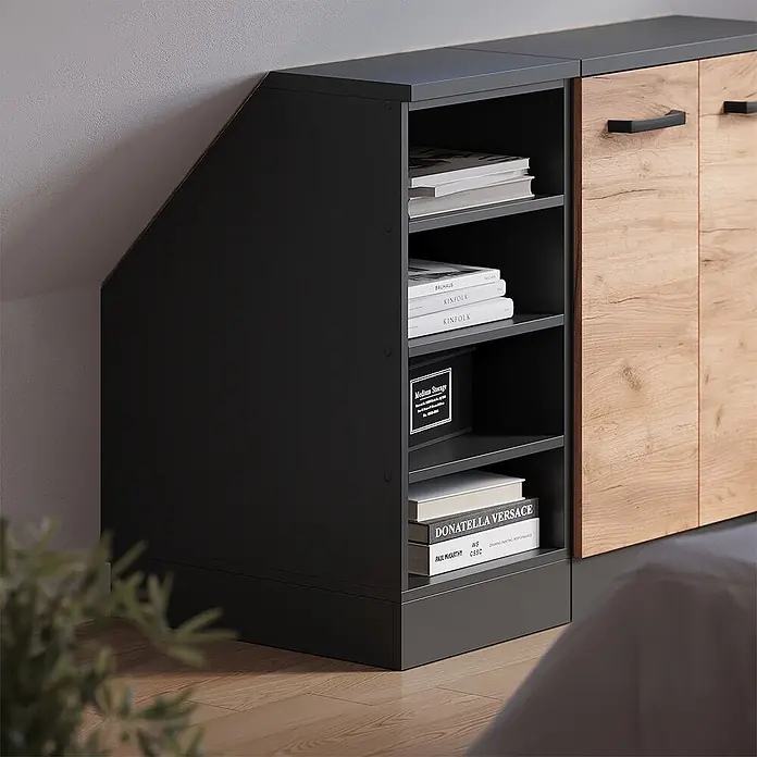 Küchenschrank für Dachschrägen R-Line 60 cm Anthrazit Art.-Nr. 60515 - 