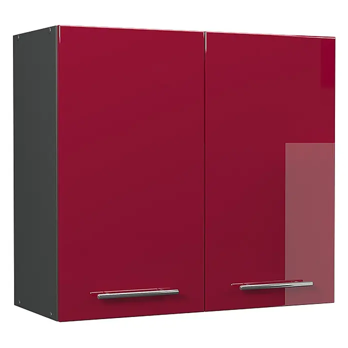 Hängeschrank Fame-Line 80 cm Bordeaux Hochglanz Art.-Nr. 62807 - 