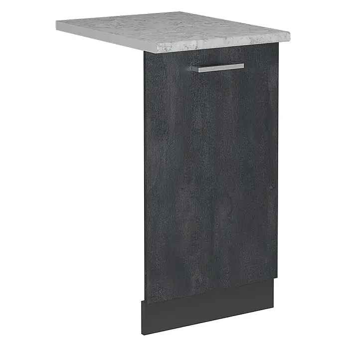 Geschirrspülblende R-Line 45 cm Schwarz Beton Art.-Nr. 55099 - 