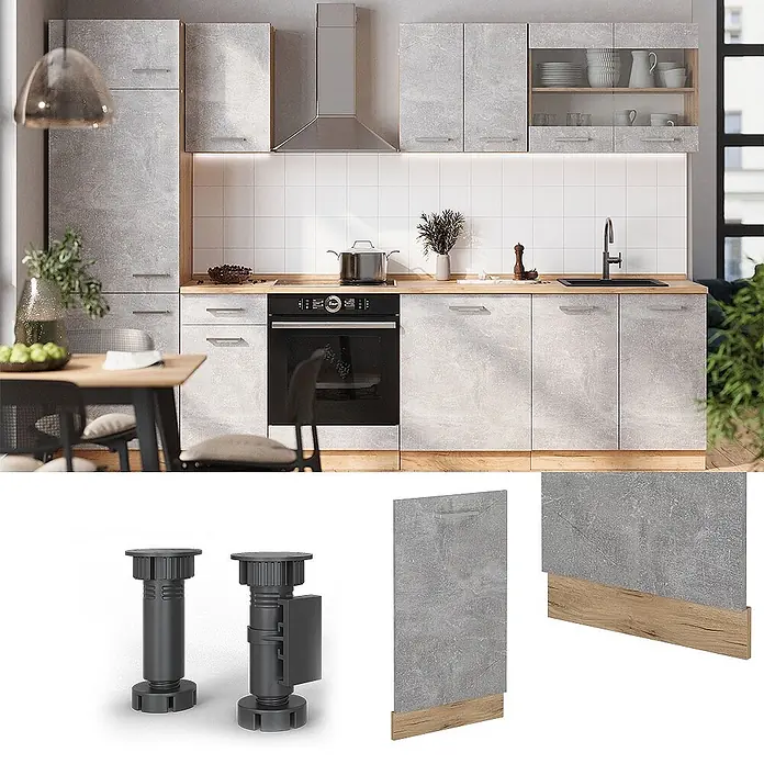 Geschirrspülblende R-Line 45 cm Beton Art.-Nr. 54495 - 