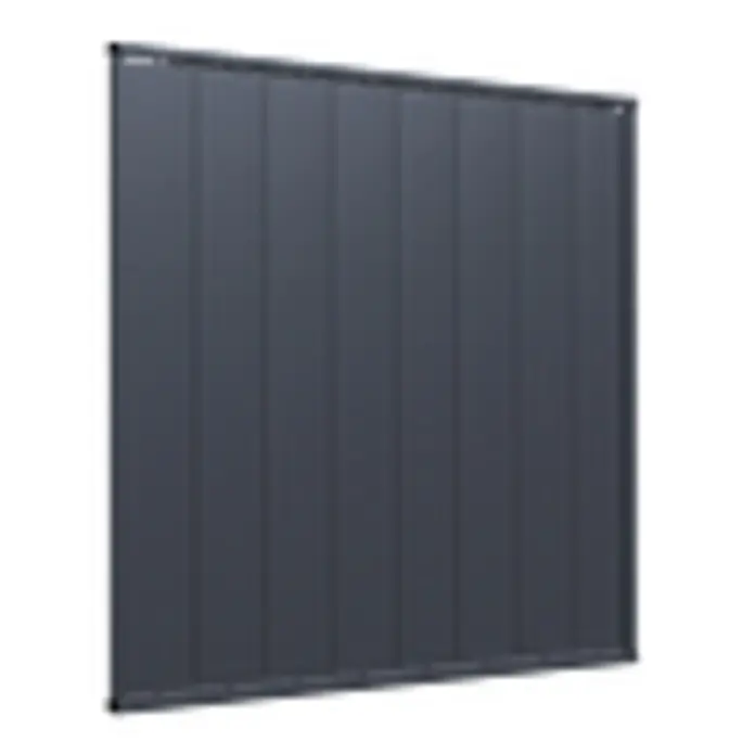 Weide Sichtschutzwand Kippbar Alu 2,65 m x 7,5 cm x H 236 cm Anthrazit - 