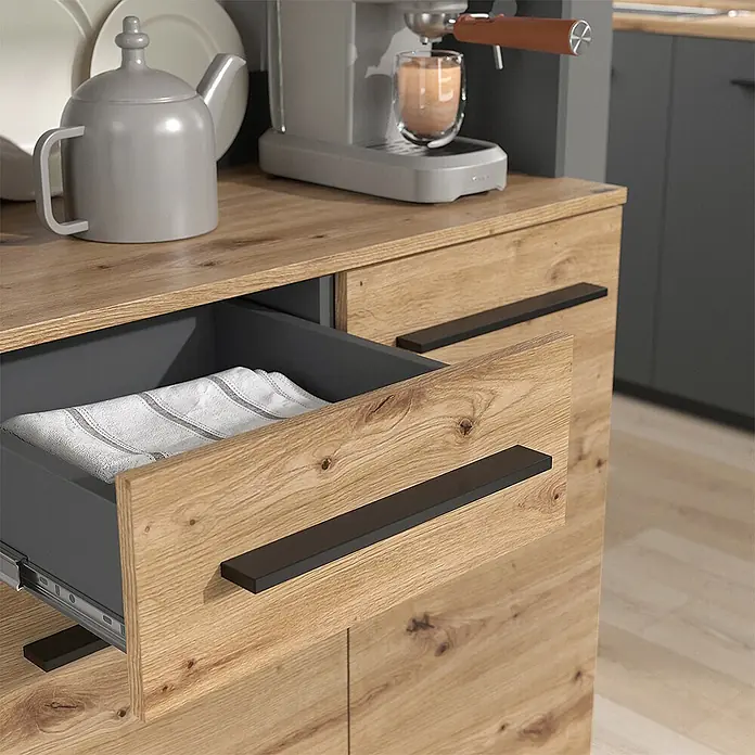 Küchenbuffet Pure 80.2 cm Artisan-Eiche Art.-Nr. 59912 - 