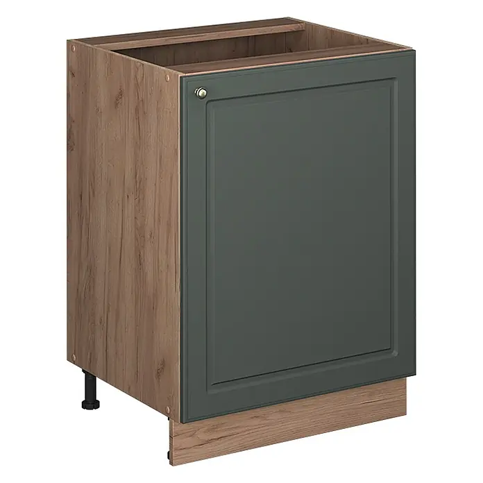 Küchenunterschrank Fame-Line 60 cm Grün-Gold Landhaus Art.-Nr. 65197 - 