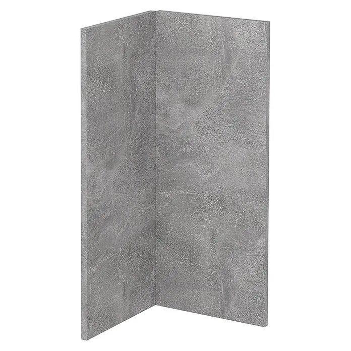 Küchenfront R-Line 59.2 cm Beton Art.-Nr. 30211 -  - Strukturiertes graues Eckelement in Betonoptik.