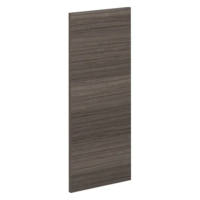 Küchenfront R-Line 29.6 cm Edelgrau Art.-Nr. 37457 -  - Dunkelgraue Holzplatte mit horizontaler Maserung.