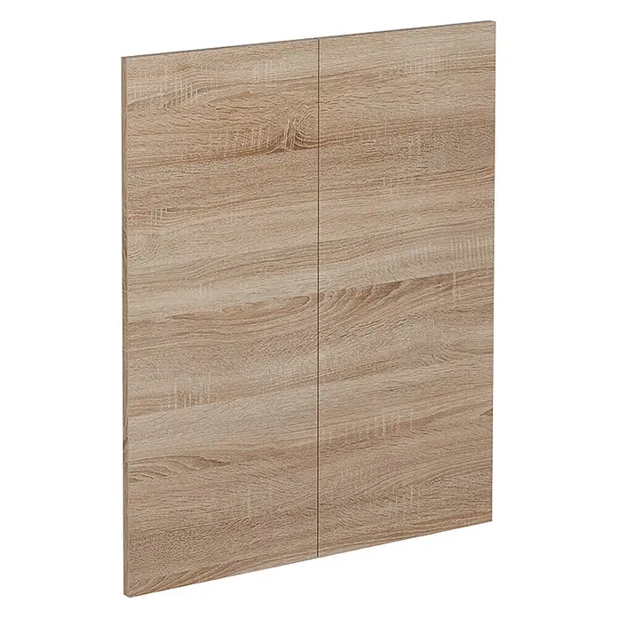 Küchenfront R-Line 59.2 cm Sonoma Art.-Nr. 29517 -  - Zwei helle Schranktüren in Holzoptik mit deutlicher Maserung.