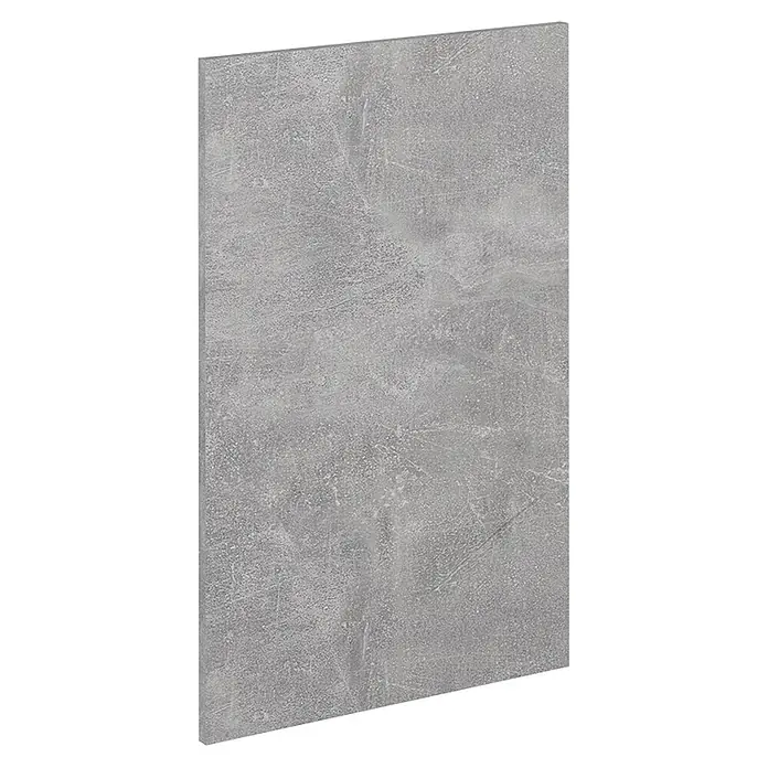 Küchenfront R-Line 39.6 cm Beton Art.-Nr. 37357 -  - Rechteckige Platte mit grauer Beton-Optik und Used-Look.
