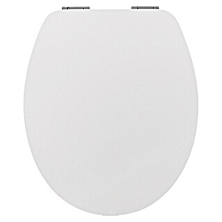 Poseidon Tapa de WC Kolorit (MDF, Blanco, Con caída amortiguada)