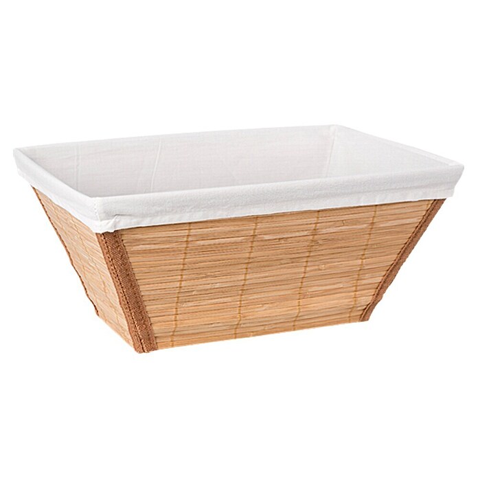 Venus Opbergkorf voor badkamers (20 x 30 x 15 cm, Bamboe, Naturel)