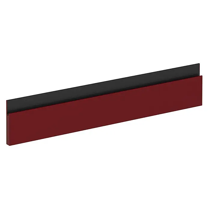 Küchenfront R-Line 59.6 cm Rot Art.-Nr. 39496 -  - Dunkelrotes Profil mit schwarzer Oberkante.