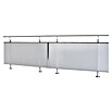 Treba Frewa Geländerset AF4 (Bodenmontage, Aluminium, Material Füllung: Acrylglas satiniert, Länge: 1.500 mm)
