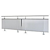 Treba Frewa Geländerset AF4 (Bodenmontage, Aluminium, Material Füllung: Acrylglas satiniert, Länge: 1.500 mm)