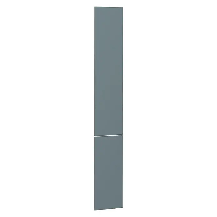 Küchenfront R-Line 29.6 cm Blau-Grau Art.-Nr. 40960 -  - Mattes blaugraues zweigeteiltes Türpaneel für Kühlschrank oder Hochschrank.