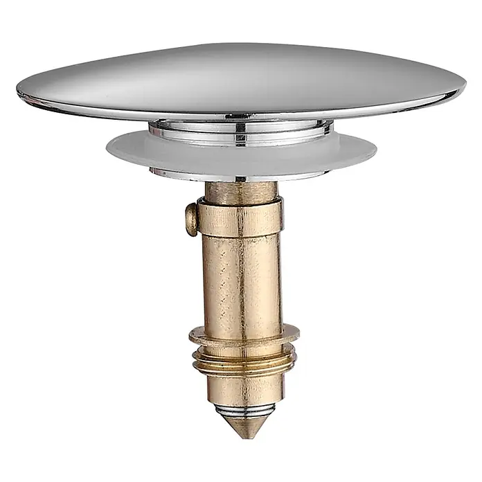 LOMAZOO Waschbecken-Abflussstopfen Clickwaste 42 mm Chrom -  - Verchromter Pop-up-Waschbeckenstöpsel mit Messingkörper für Ablaufgarnituren.