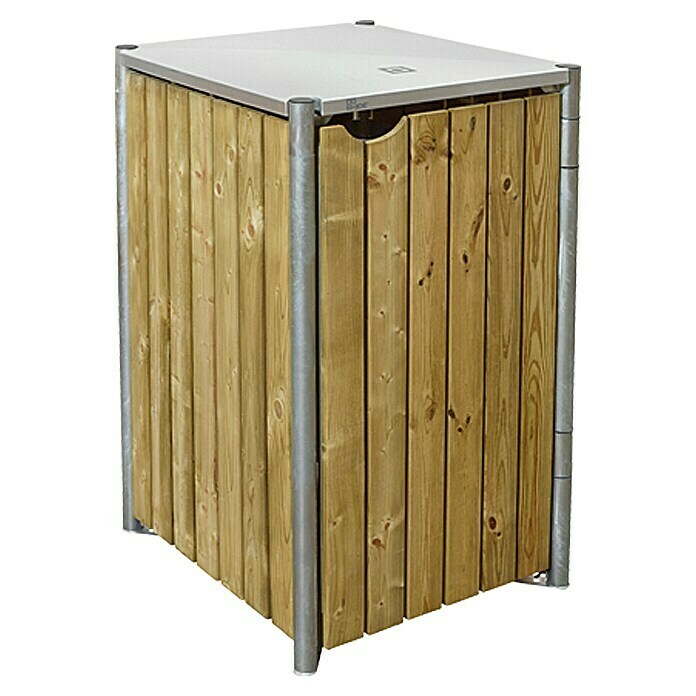 Hide Mülltonnenbox Verkleidung Wood Cover (Passend für: HIDE Mülltonnenbox Gestell, 240 l, Holz, Kesseldruckimprägniert, Natur)