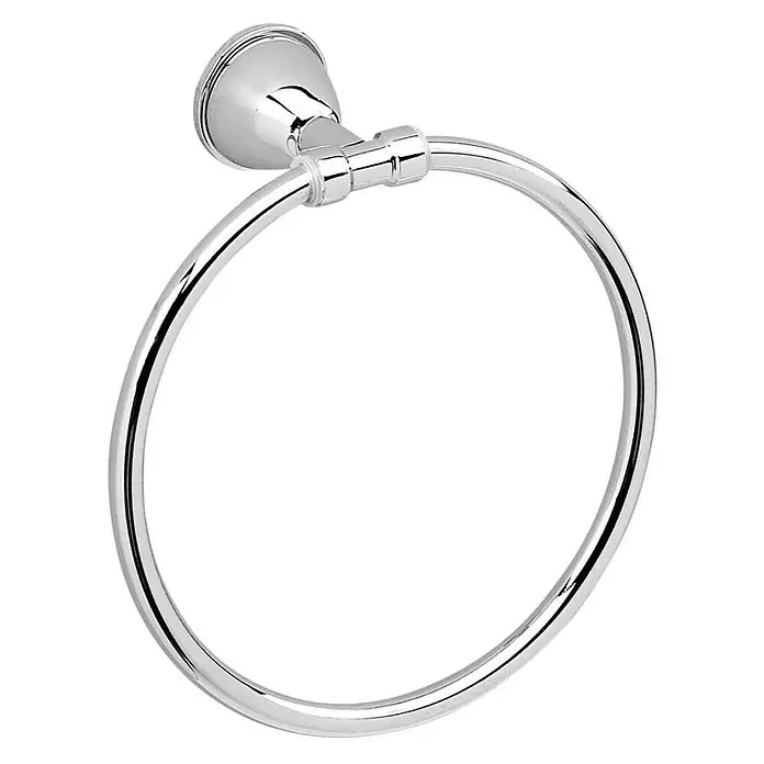 KV Handtuchring, elegant und modern aus verchromten Edelstahl | Gemma -  - Polierter Chrom-Handtuchring für das Badezimmer.