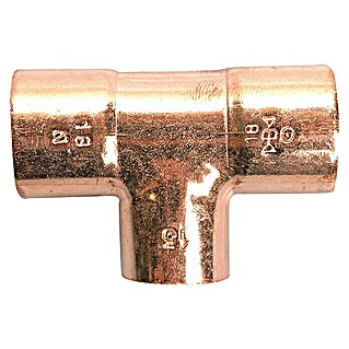 Kupfer-Reduzier-T-Stück 5130 (Durchmesser: 18 mm, Ausführungseigenschaft: 18 x 15 x 18 mm)