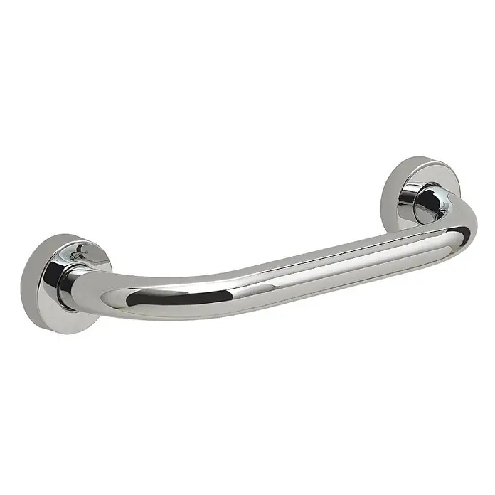 KV Wandhaltegriff 30 cm aus Edelstahl -  - Polierter Chrom-Haltegriff für mehr Sicherheit und Unterstützung im Badezimmer.