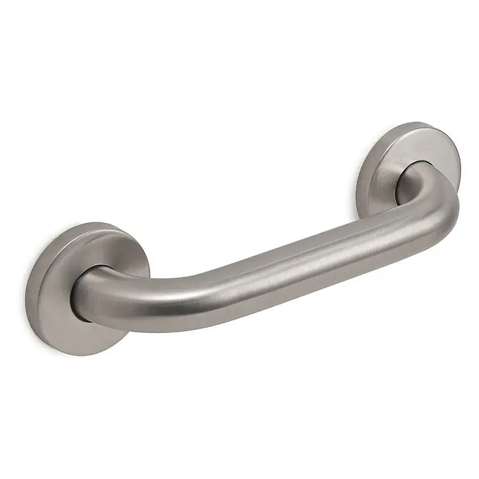 KV Haltegriff 24cm aus gebürstetem Edelstahl | Loto -  - Gebürsteter Edelstahl-Haltegriff für Sicherheit und Unterstützung im Bad.