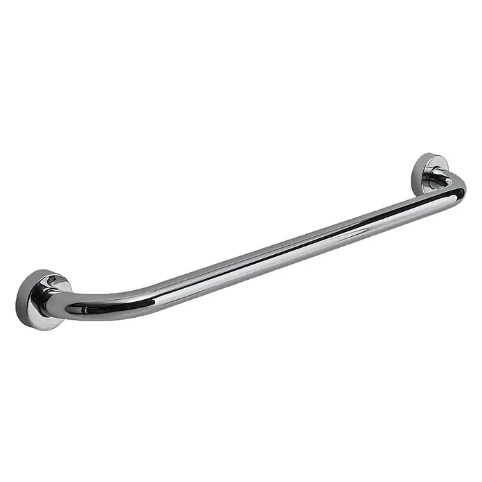 KV Badegriff 60 cm aus verchromtem Edelstahl | Tagete -  - Verchromter Haltegriff aus Metall für Sicherheit und Unterstützung im Bad.