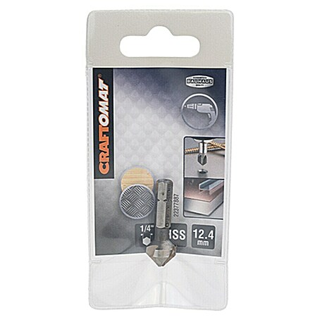 Craftomat Kegelsenker (Durchmesser Schaft: ¼″ Hex, Durchmesser: 12,4 mm)