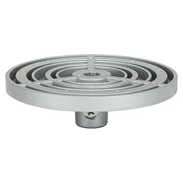 Craftomat Pieza de fijación - Diámetro vástago: 33 mm - Primer plano de un regulador de compresor de aire plateado, que garantiza un ajuste preciso de la presión y el rendimiento del equipo.