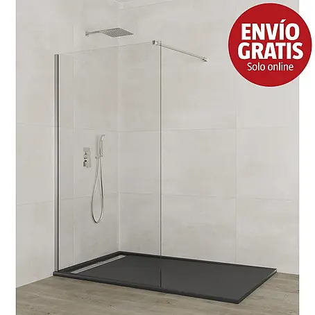 GME  Mampara de ducha fija + brazo Screen