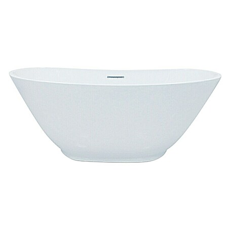 Camargue Freistehende Badewanne Phoenix (L x B: 168 x 86 cm, Sanitäracryl, Weiß)